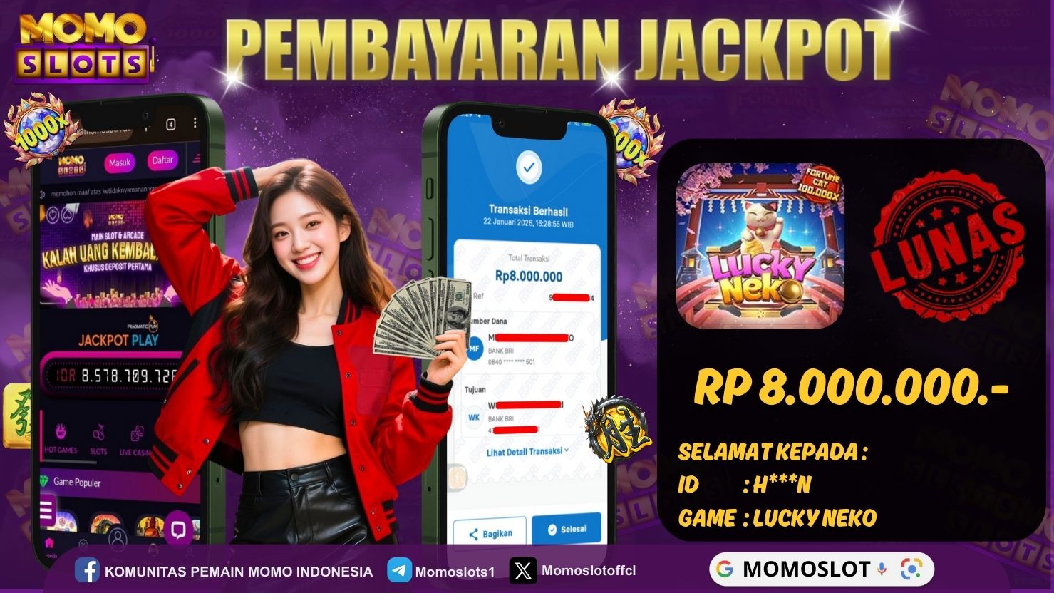 MOMOSLOTS JACKPOT SLOT LUCKY NEKO
